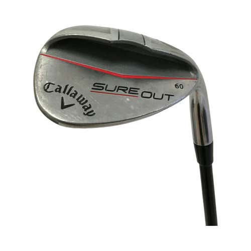 Used Callaway Sure Out 60 Degree Regular Flex Graphite Shaft Wedges