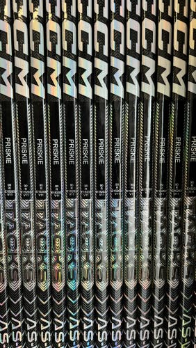CUSTOM BLACK New Senior CCM Right Handed 90 Flex P92M Pro Stock Super Tacks AS-V Pro Hockey Stick