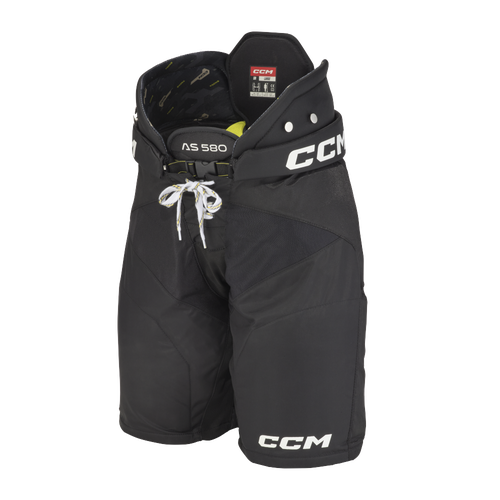 Black New Junior Medium CCM Tacks AS 580 Hockey Pants Retail