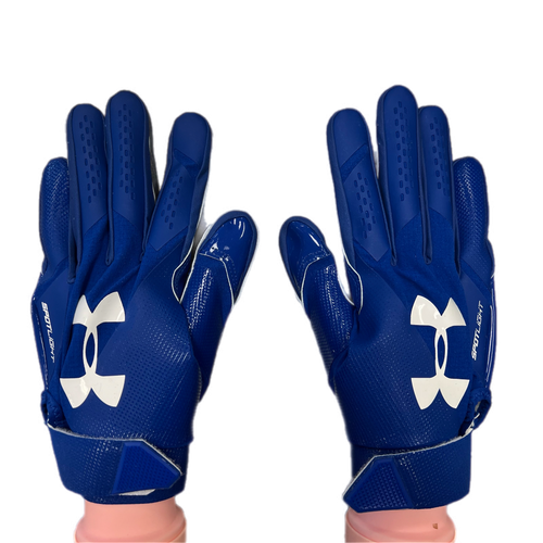 Under Armour Used XL Blue Gloves
