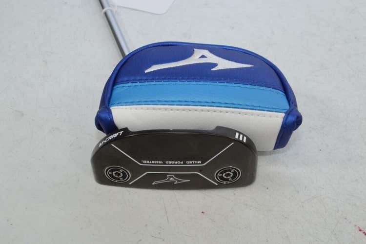 Mizuno M-Craft III Black Ion 34" Putter Right Steel with Headcover # 175330