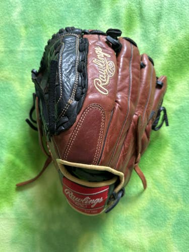 Brown Used Kid Pitch (9YO-13YO) Rawlings Sandlot Series Left Hand Throw Pitcher's Baseball Glove 12"