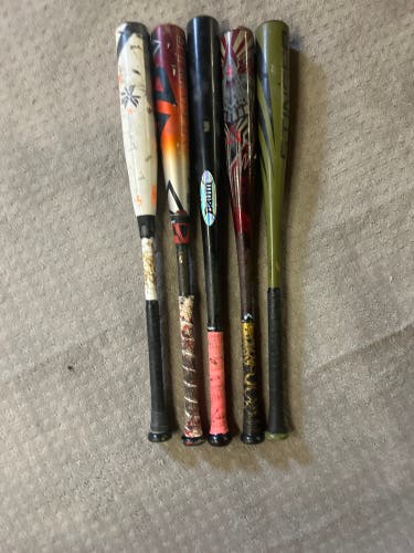 Used -3,-5 bats Bbcor Certified And USSa Bat