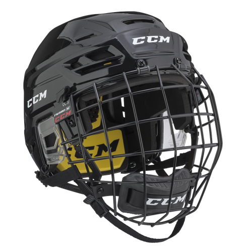 New Black Senior Small CCM Tacks 210 Helmet and Cage Combo