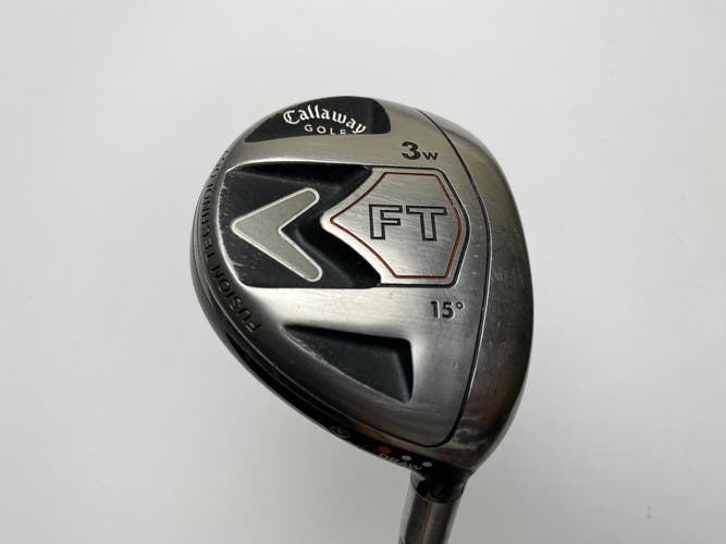 Callaway 2008 FT 3 Fairway Wood 15* Fujikura E Fit-On 160 Senior Graphite RH