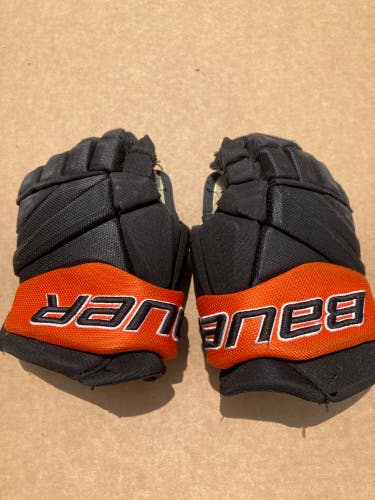 Used Junior Bauer Vapor Team Gloves 11" (Anaheim Jr Ducks)