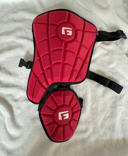G-Form Batter's Leg Guard, RH Hitter, Red, Protective Baseball Gear - New