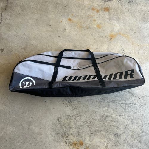 Warrior Black Hole S1 Gray Lacrosse Bag Great Condition