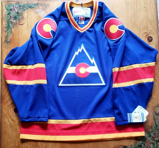 Any Name Any Number included. Colorado Rockies CCM Vintage Hockey Jersey