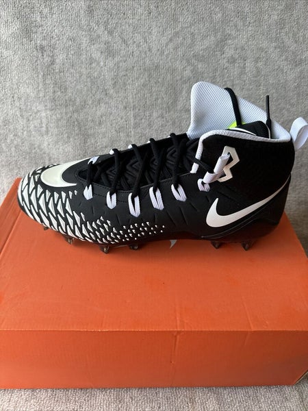 Nike Force Savage  Football Cleats Mens 14 Black 880144-012