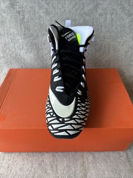 Nike Force Savage  Football Cleats Mens 14 Black 880144-012
