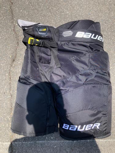 Black Used Intermediate Large Bauer Supreme Ultrasonic Hockey Pants