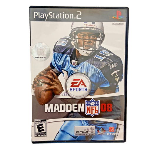 Madden NFL 08 (Sony PlayStation 2, 2007) Tested With Manual