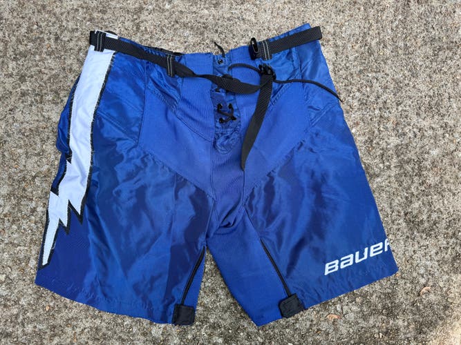 Tampa Bay Lightning hockey pant shell Bauer XL
