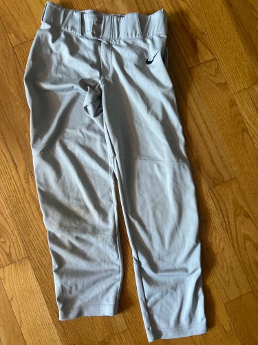 Gray Used Large Nike Game Pants