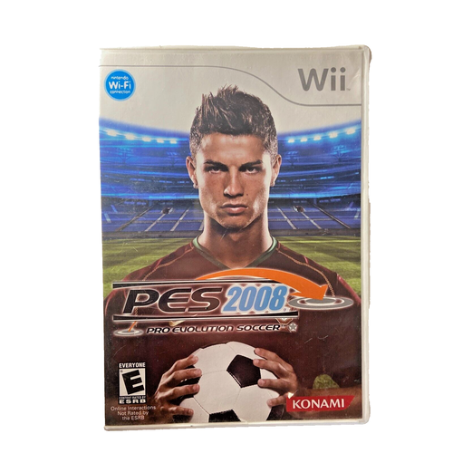 Pro Evolution Soccer 2008 (Nintendo Wii, 2008) Tested With Manual