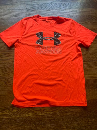 Under Armor Orange Athletic Shirt