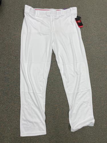 White New XXL Adult Men's Rawlings Game Pants