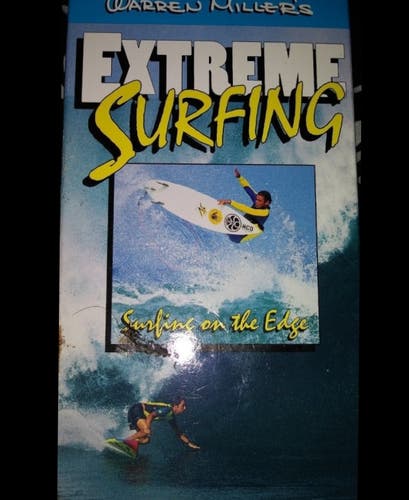 Vintage 1992 Warren Miller's Extreme Surfing VHSUsed