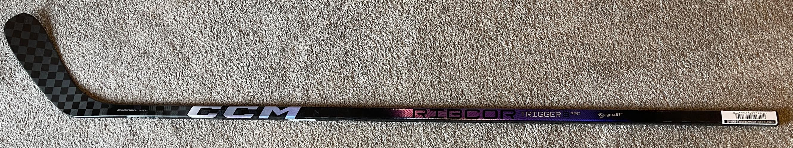 New CCM RibCor Trigger 8 Pro Right Handed Hockey Stick -  Pro Stock (Manitoba Moose - Reichel)