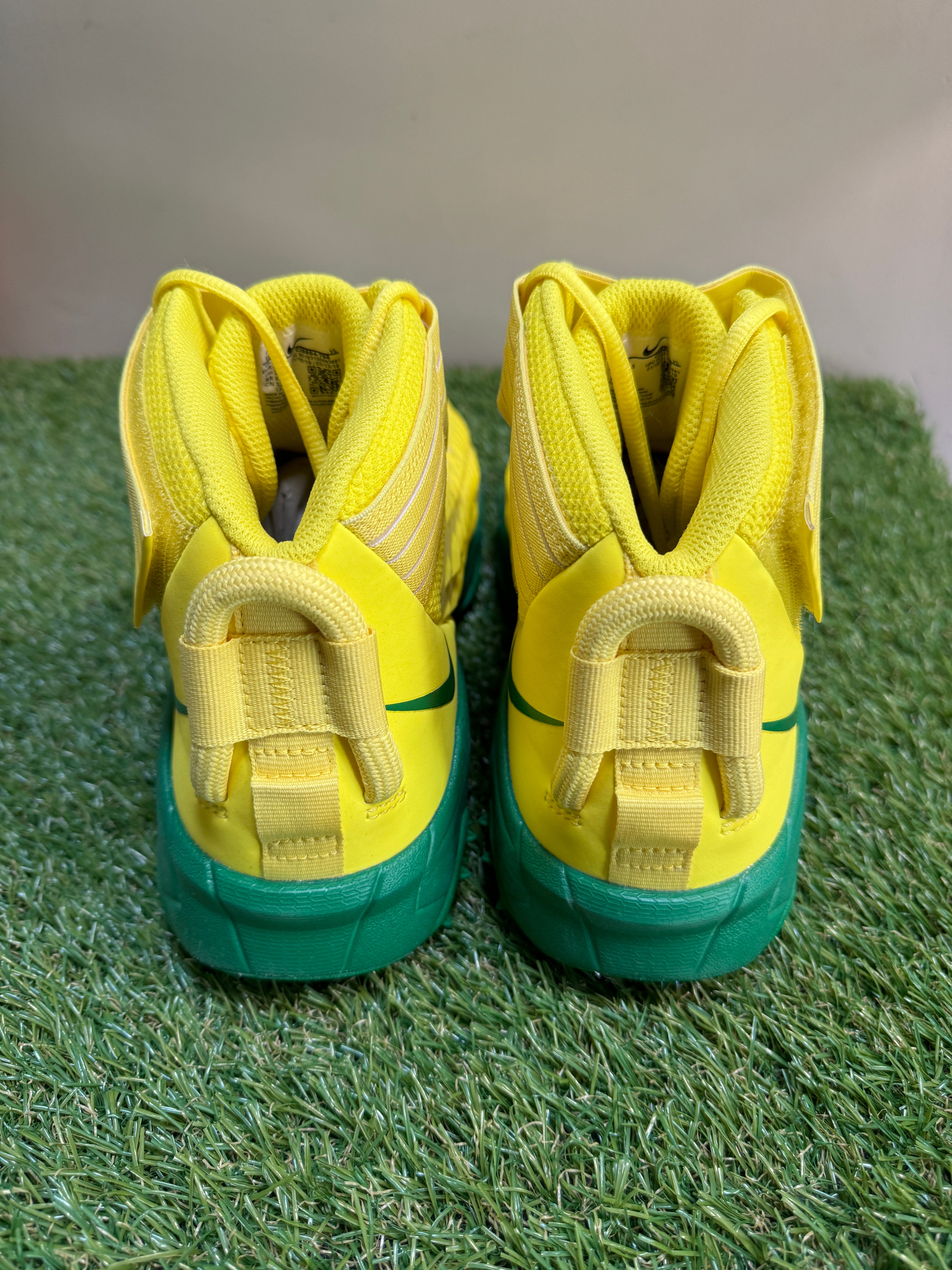 Nike Force Savage Pro Mid Oregon Ducks PE Promo Sample Cleats Mens 14 AQ9099-033 SAMPLE Oregon Ducks Nike Force Savage Pro Mid Football  main image 3