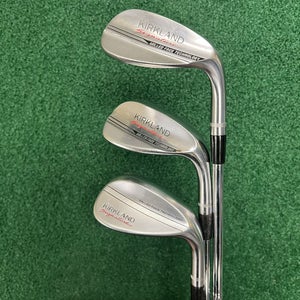 Kirkland Signature 3 Piece Golf Wedge Set Right Handed 52°-56°-60° Steel Shafts