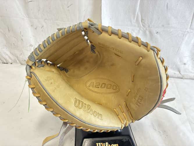 Used Wilson A2000 Pf33 Pro-stock 33" Baseball Catcher's Mitt Glove - Excellent