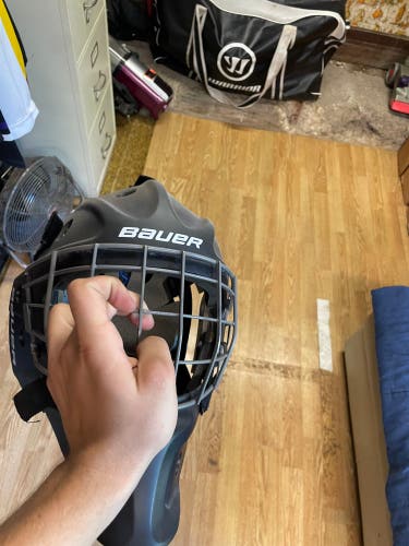 Used Medium Goalie Bauer  Helmet