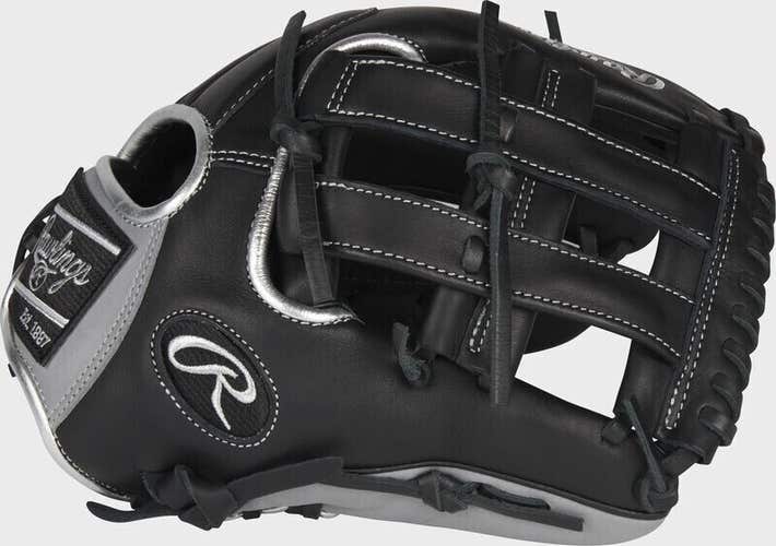 NWT Rawlings Encore 12.25 H Web Outfield Glove Black Right Hand Throw