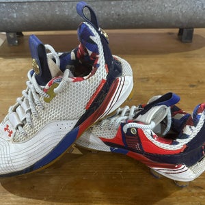 Under Armour Harper 7 USA Edition Metal Baseball Cleats Men’s Size 7