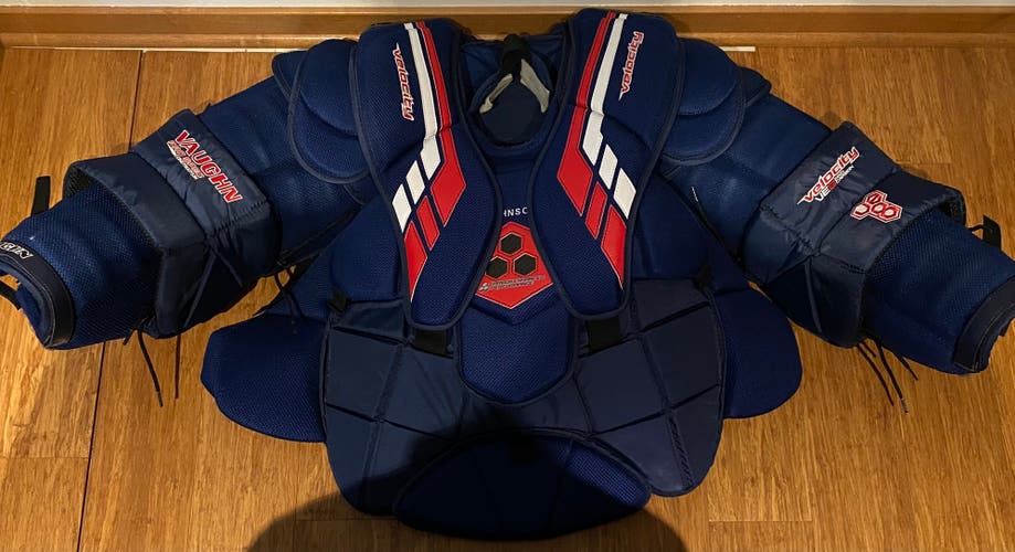 Vaughn Velocity Pro Spec Chest Protector NHL Blue Jackets