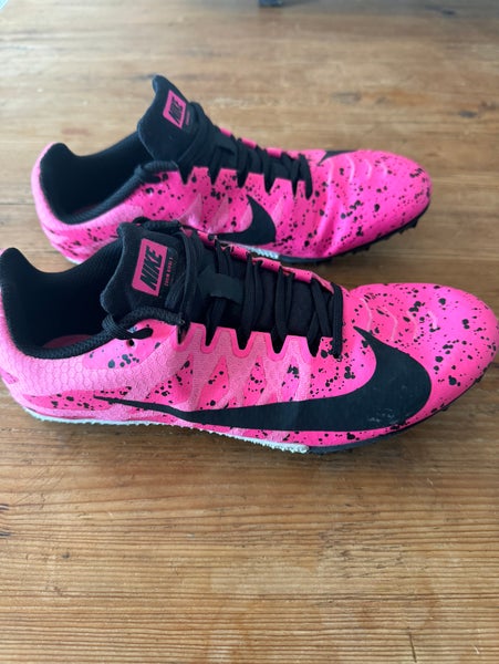 Nike Zoom Rival S “Pink Splatter” Track Spikes Unisex Men’s Size 7.5/Women’s Size 8.5