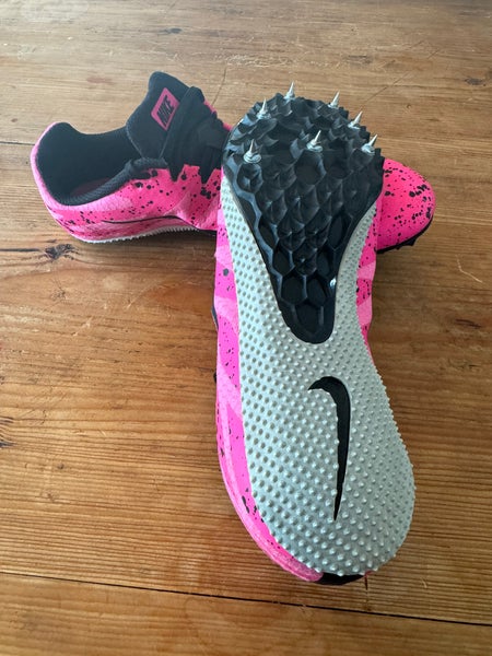 Nike Zoom Rival S “Pink Splatter” Track Spikes Unisex Men’s Size 7.5/Women’s Size 8.5