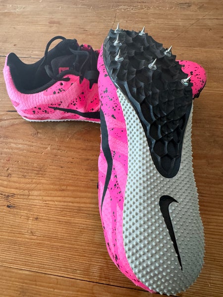 Nike Zoom Rival S “Pink Splatter” Track Spikes Unisex Men’s Size 7.5/Women’s Size 8.5