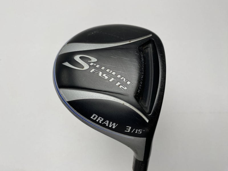 Adams Speedline Fast 12 Draw 3 Fairway Wood 15* Pro Launch Blue 65g Senior RH