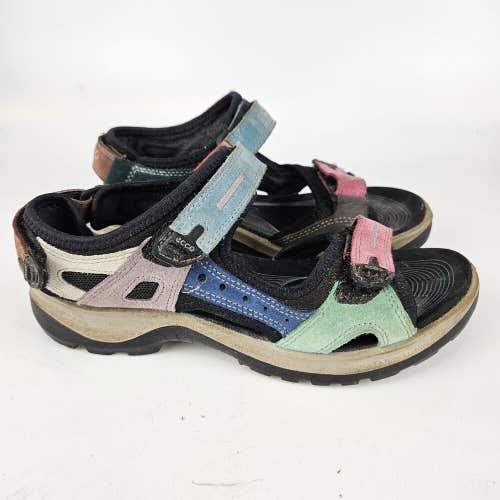 Ecco Yucatan Sandals Womens Size: 38 / 7 Sport Hiking Outdoor Leather Adjustable