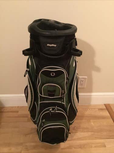 Bag Boy Swivel System Cart Golf Bag with 14-way Divider set & Rain Cover