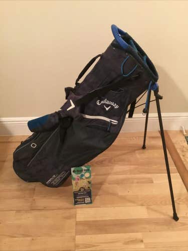 Callaway Hyperlite Zero Stand Golf Bag with 4-way Dividers & Rain Cover