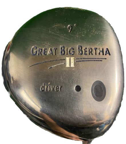 Callaway Great Big Bertha II Ti Driver 9* System 60 Stiff Graphite 44" RH Nice