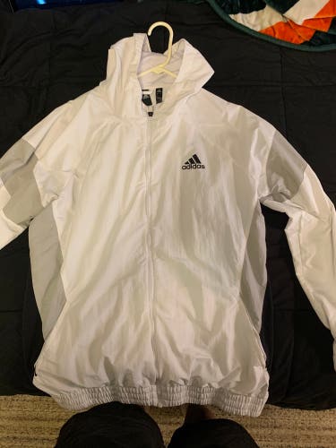 White Used Men's Adidas Jacket