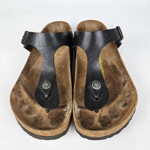 Birkenstock Gizeh Women's Size: 36 / 5 Black Thong Sandals Shoe Slip-on