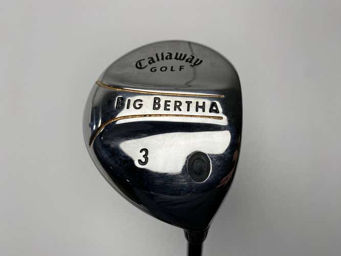 Callaway 2004 Big Bertha 3 Fairway Wood 15* System 75 Regular Graphite RH NEW