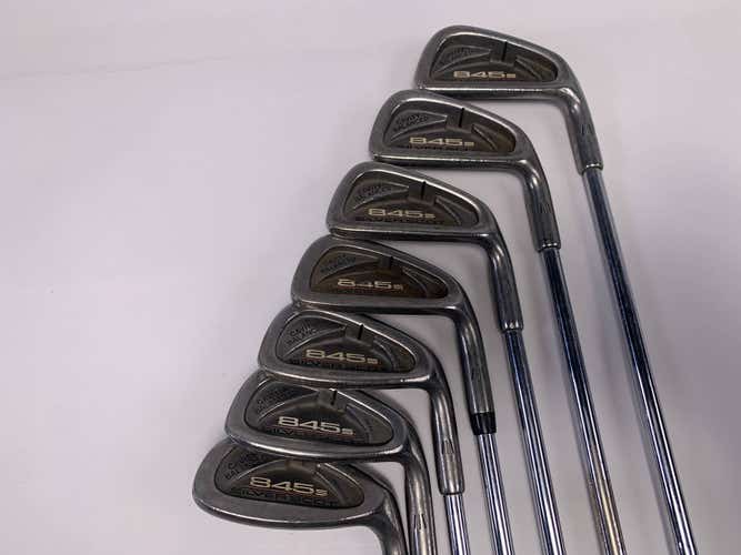 Tommy Armour 845S Silver Scot Iron Set 4-PW Tour Step Regular Steel Mens RH