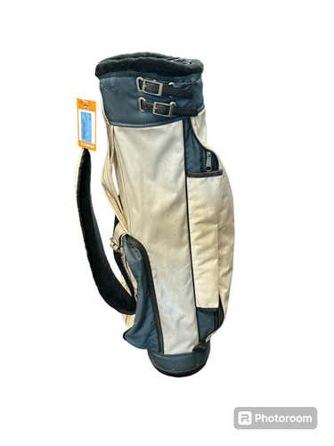 Used Jones Jones White Blue 10 Top Golf Cart Bags