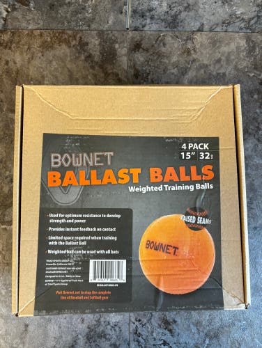 Bownet Ballast Weighted Softballs 15” 32oz