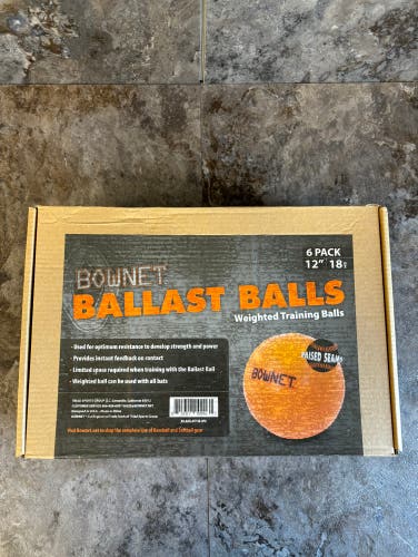 Bownet Ballast Weighted Training Balls 12” 18oz
