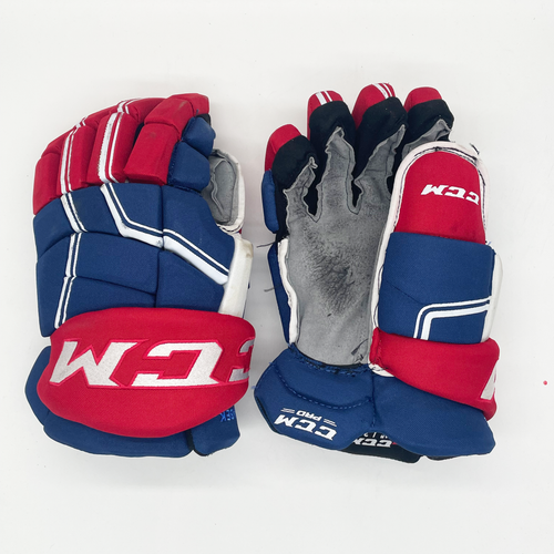 Used CCM HGQL Gloves 14" Pro Stock - Montreal Canadiens