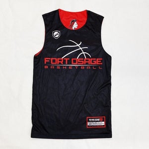 Siege Fort Osage Indians #20 Reversible Basketball Jersey Women's XS Black Red