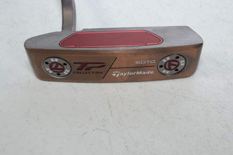 LEFT HANDED TaylorMade TP Collection Patina Soto 35" Putter Steel  #175393