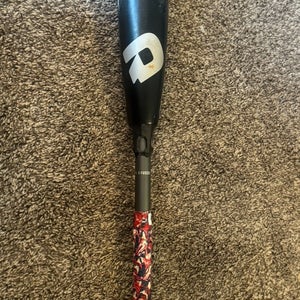 Used DeMarini (-10) 21 oz 31" CF Black Bat